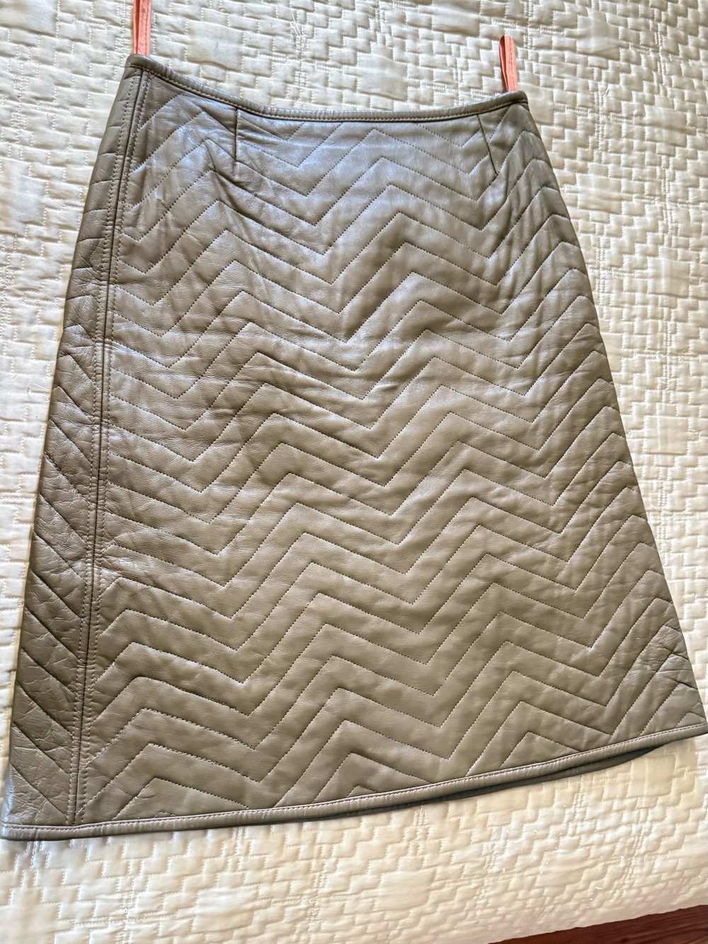 I.Magnin Vintage 60’s Women’s Brown Leather Skirt Size 8